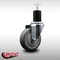 Service Caster 4'' SS Thermoplastic Rubber Wheel Swivel 1-3/4'' Expanding Stem Caster SCC-SSEX20S414-TPRB-134 - alternate 3